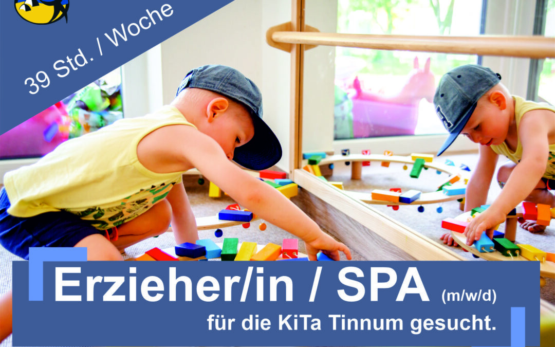 Erzieher/in / SPA (m/w/d) KiTa Tinnum / Sylt (39 Std. / Woche)