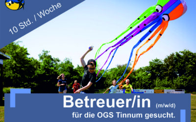 BetreuerIn (m/w/d) OGS Tinnum / Sylt auf 538€ Basis (10 Std. / Woche)