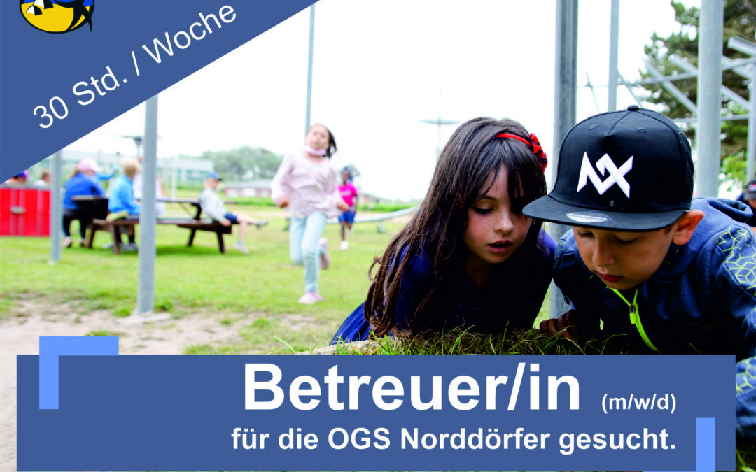 BetreuerIn (m/w/d) OGS Norddörfer / Sylt (30 Std. / Woche)