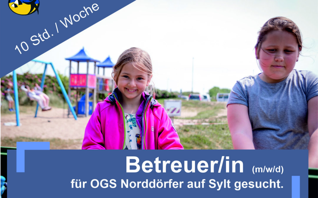 BetreuerIn (m/w/d) OGS Norddörfer auf 538€ Basis (10 Std. / Woche)