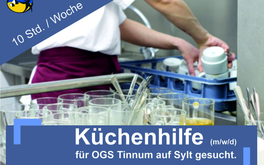 Küchenhilfe (m/w/d) für Offene Ganztagsschule Tinnum auf Minijob-Basis (10 Std. / Woche)