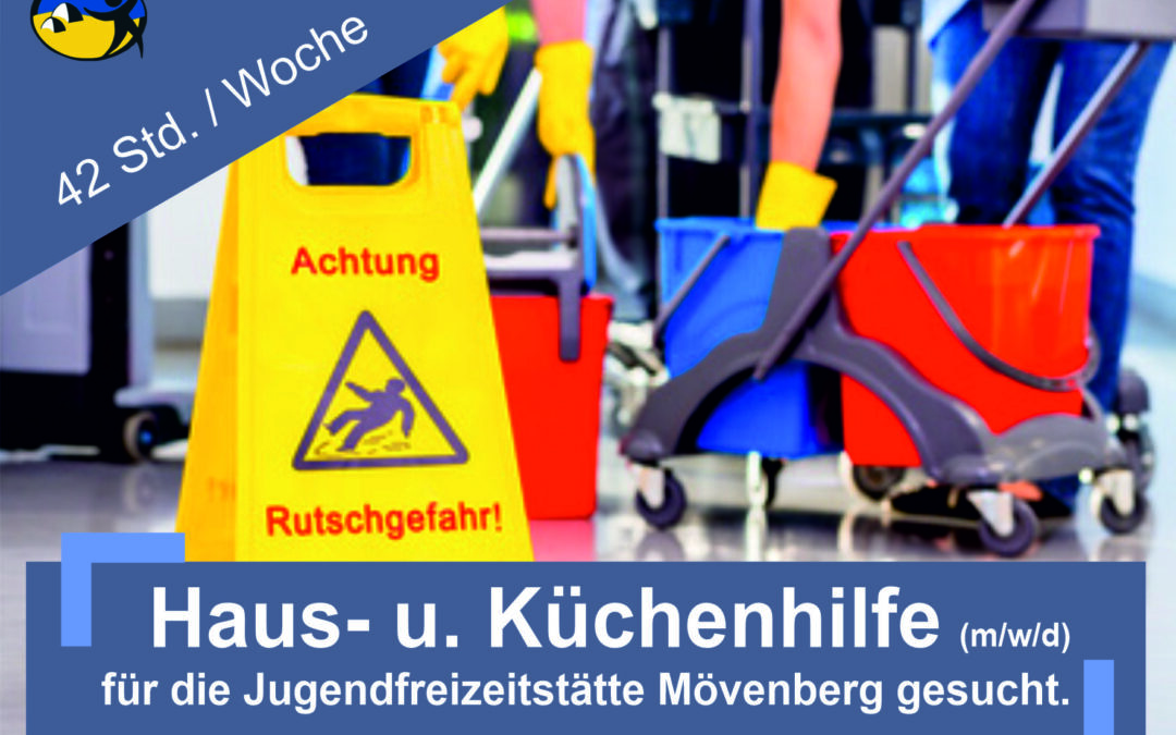 Haus- und Küchenhilfe (m/w/d) für unsere Jugendfreizeitstätte Mövenberg in List auf Sylt (42 Std. / Woche)