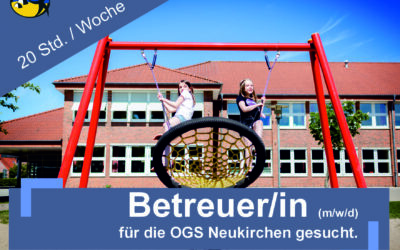 Betreuungskraft (m/w/d) für Nachmittagsbetreuung der OGS Neukirchen (20 Std. / Woche)
