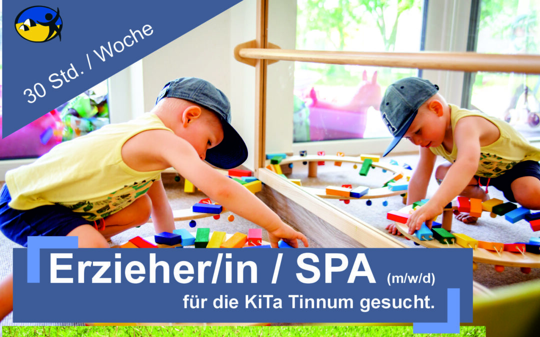 Erzieher/in / SPA (m/w/d) für KiTa Tinnum/ Sylt (30 Std. / Woche)