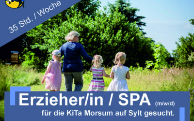 Erzieher/in / SPA (m/w/d) für KiTa Morsum/ Sylt (35 Std. / Woche)